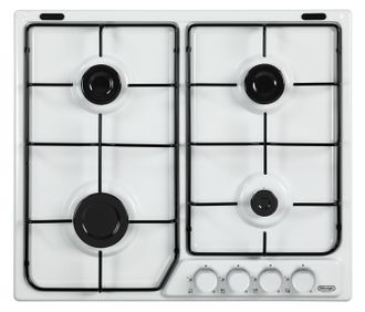 DeLonghi Placa De Cocina Delonghi Ffb 46 Asv Blanca Empotrable 60 Cm Gas 4 Fuegos