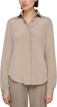 Lafayette 148 New York Silk-Blend Blouse