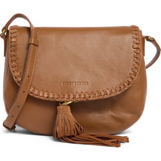 Lucky Brand Vall Crossbody Bag in Honey Tan Goat Suede at Nordstrom Rack