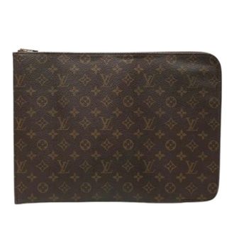 Louis Vuitton Pre-owned Monogram Canvas Zip-Around Clutch - - Pre-owned - Donna - Marrone - ONE SIZE