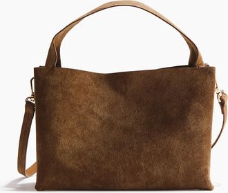 H&M Suede crossbody bag - Beige