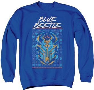 Gildan Blue Beetle (2023) Stylized Scarab Adult Crewneck Sweatshirt