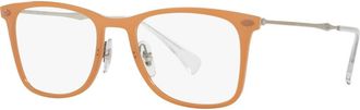 Ray-Ban 49mm Square optical glasses in Beige at Nordstrom