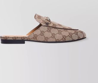 Gucci metal hardware backless slipper