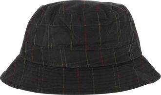 Barbour Haydon Tartan Bucket Hat - unisex - Hoeden - Groen - M - Accessoires