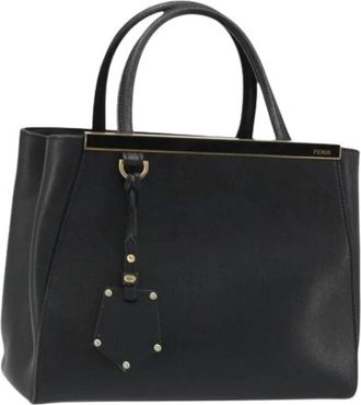 Fendi Pre-owned Vintage Handtas - Dames - Vintage Handtas - Zwart - ONE Size - Leer - Vintage