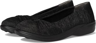 Life Stride Paige J0040F1001 Flat Black Fabric Round Toe Slip-On HAWK674