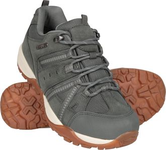Mountain Warehouse Dames/Dames Direction II Suede Breed Loopschoenen (Kaki Groen)