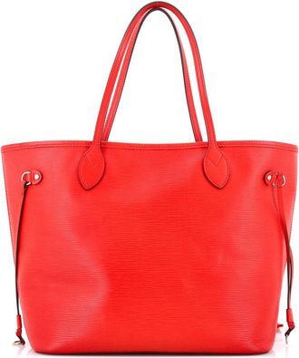 Louis Vuitton Red Epi Leather Neverfull Mm (Authentic Pre-Loved)
