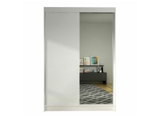 Mirjan24 Mobilier1 - Armario Closico 147, Blanco, 200x120x58cm, Puertas De Armario: Correderas, N&uacute;mero De Estantes: 0