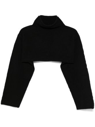Marni cropped sweater - Black
