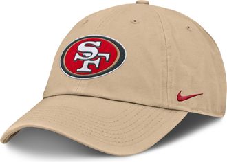 Nike San Francisco 49ers Club Nike Mens NFL Adjustable Hat in Brown | NF022FF9B-M03