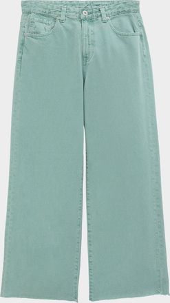 AG - Adriano Goldschmied Saige Wide-Leg Crop Jeans