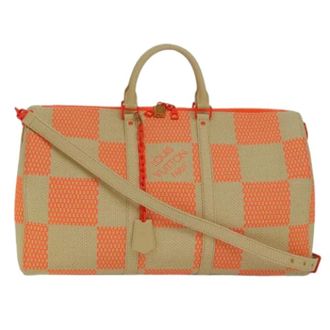 Louis Vuitton Tweedehands Canvas Louis Vuitton tassen - Dames - Pre-owned - Beige - Maat: ONE Size