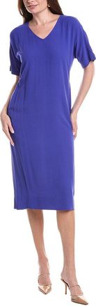 Eileen Fisher Eileen Fisher V-Neck Silk Dress