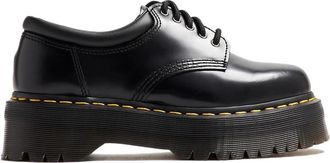 Dr. Martens 8053 Quad - Dames - Veterschoenen - Zwart - 40 EU - Leer - Schoenen