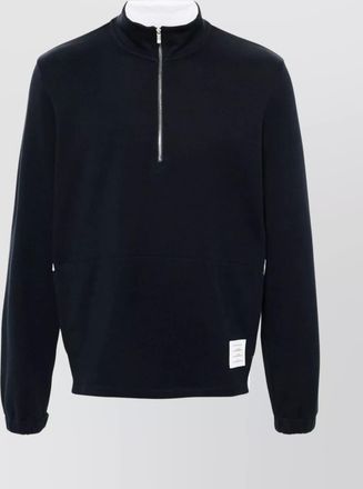 Thom Browne funnel neck cotton sweatshirt