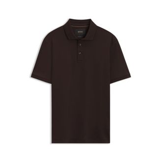 BOSS Mercerized-cotton polo shirt