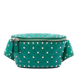 Valentino Pre-owned Valentino Nappa Rockstud Spike Belt Bag Ladies LLVUJXJSDZZ3VGHH