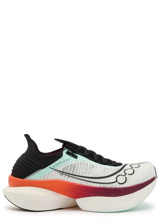 Saucony Endorphin Elite 2 Panelled Mesh Sneakers - White - 10 (IT44 / UK10)