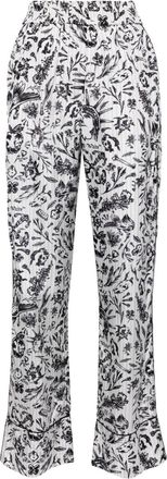 Off-white Tattoo-print pyjama pants - women - Viscose/Cupro/Viscose - 40
