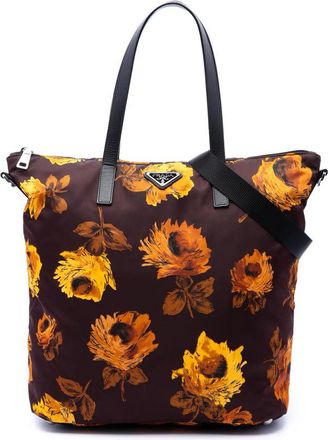 Prada Pre-owned Prada Tessuto Stampato Satchel Ladies 9I2BLV6LP6BLATA4