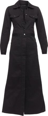 Maison Margiela Line 6 Cotton Carpenter Midi Dress
