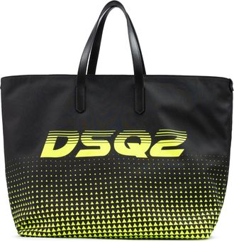 Dsquared2 Dsquared² Bicolour Polyester Logo Shopping Womens Bag (Pre-Owned)