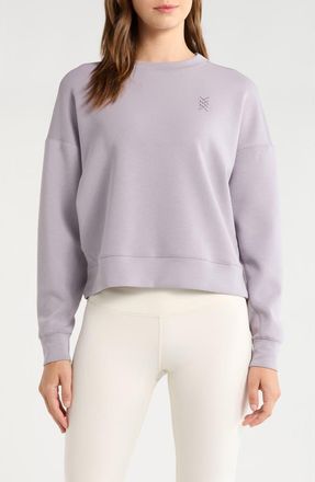 Rhone DreamGlow Crewneck Sweatshirt in Purple Smoke at Nordstrom, Size Xx-Large