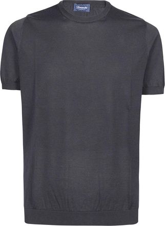 Drumohr T-Shirts - Heren - T-shirts - Blauw - 3XL - Tops