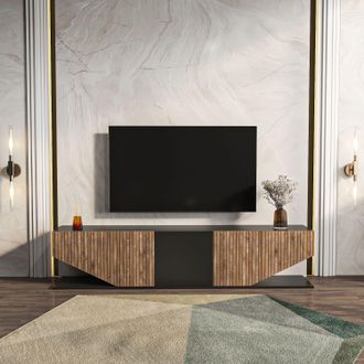 Decorotika Pearl TV Stand TV Unit for TVs up to 71 inch in Terracotta
