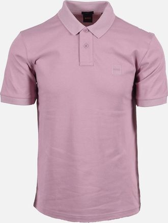 HUGO BOSS Mens Boss Orange PASSENGER POLO PASTEL PURPLE - Size: 40