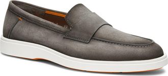 Santoni Revolve Loafer in Grey at Nordstrom, Size 10