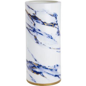 Prouna Marble Azure 14 Inch Tall Vase in White at Nordstrom
