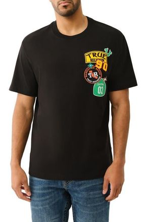 【TRUE RELIGION】CITYSCAPE ビッグロゴ プリント Tシャツ TRUE RELIGION】CITYSCAPE ビッグロゴ プリント Tシャツ (TRUE