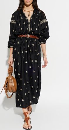 Isabel Marant Rodilia Dress, Womens, Black