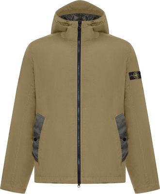 Stone Island TECHNICAL FABRIC JACKET WITH COMPASS LOGO - Stone Island - Man