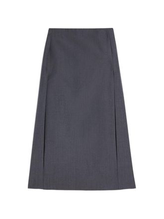 Jil Sander Falda larga de lana de Jil Sander
