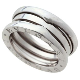 Bulgari White Gold White Gold (18K) Band Ring (Pre-Owned)