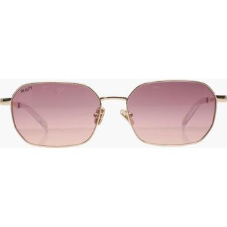 Reality Eyewear Limelight Sunglasses in Gold Sunset at Nordstrom