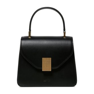 Lanvin Black Concerto Mini Bag, Polished Finish