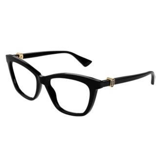 Cartier Glasses, unisex, Black, 54 MM, Elegant Watch Model Ct0526O