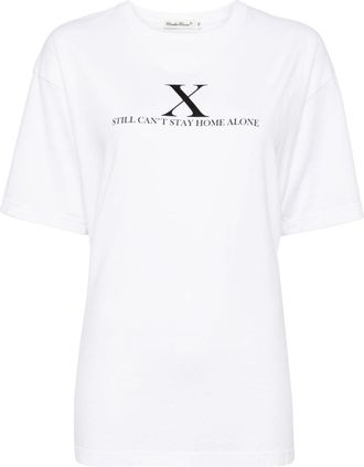 Undercover graphic-print cotton T-shirt - women - Cotton - 1 - White