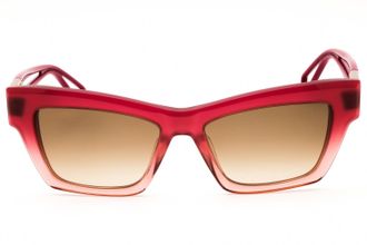 Furla SFU465 Cat Eye Sunglasses - Burgundy