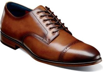Stacy Adams William Cap Toe Oxford in Tan at Nordstrom, Size 10.5