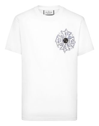 Philipp Plein Round Neck T-Shirt Truck Gothic Plein