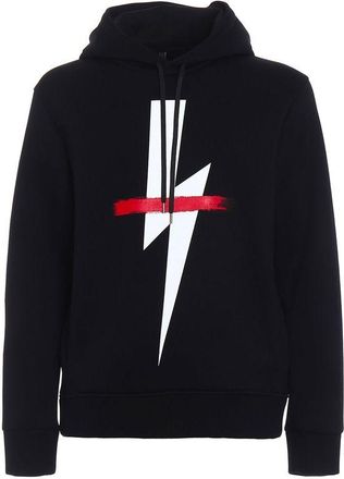 Neil Barrett Black Cotton Mens Sweatshirt