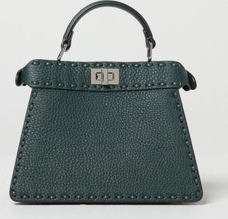 Fendi Borsa Peekaboo ISeeU Petite Fendi in pelle martellata di Cuoio Romano