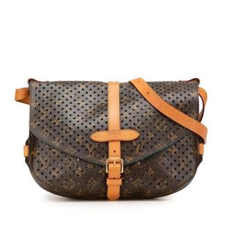 Louis Vuitton Pre-owned Vintage Canvas Shoulder Bag - Dames - Pre-owned - Bruin - Maat: ONE Size