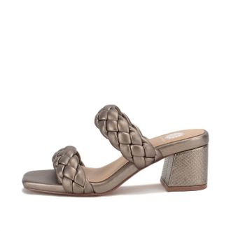 Yellow Box Womens Carlen Heel Sandals In Bronze